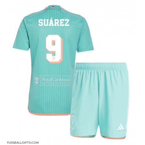 Inter Miami Luis Suarez #9 Fußballbekleidung 3rd trikot Kinder 2024-25 Kurzarm (+ kurze hosen)